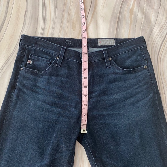 AG Adriano Goldschmied Prima Cigarette Contour 360 Denim Dark Blue Jeans 27x30 - Picture 7 of 15